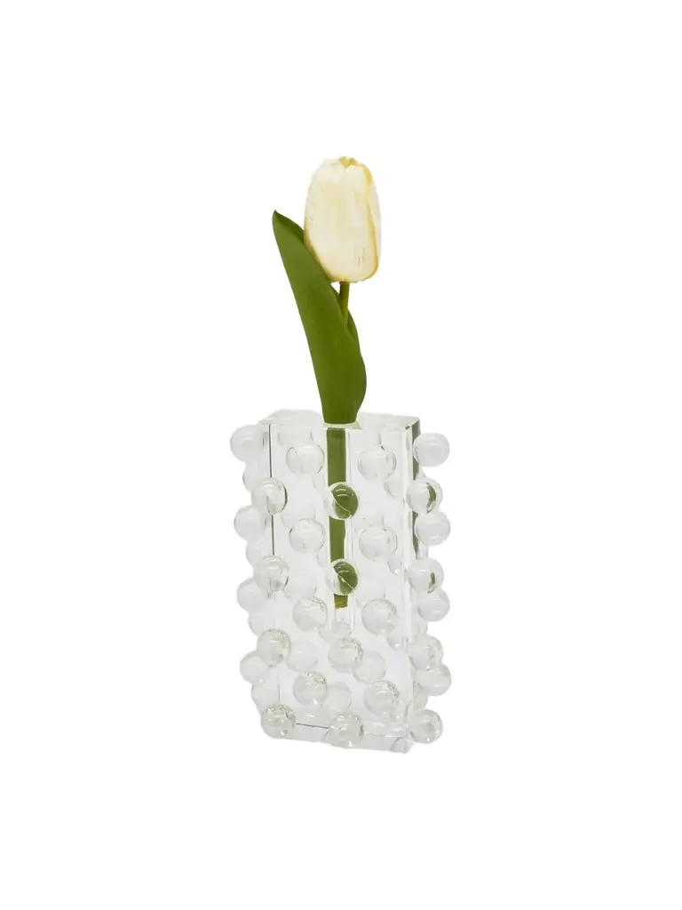 Tizo Scattered Balls Large Crystal Glass Vase