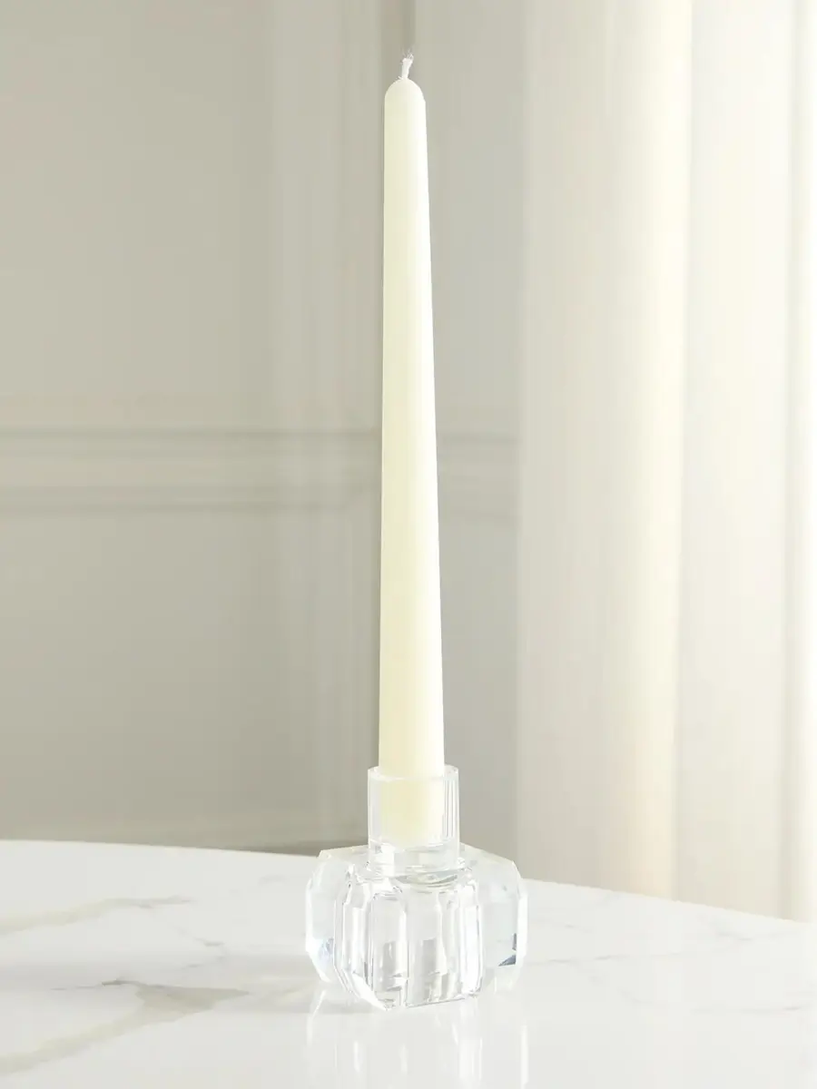 Tizo Amber Crystal 5-Piece Stackable Candleholder Set | Thumbnail 3