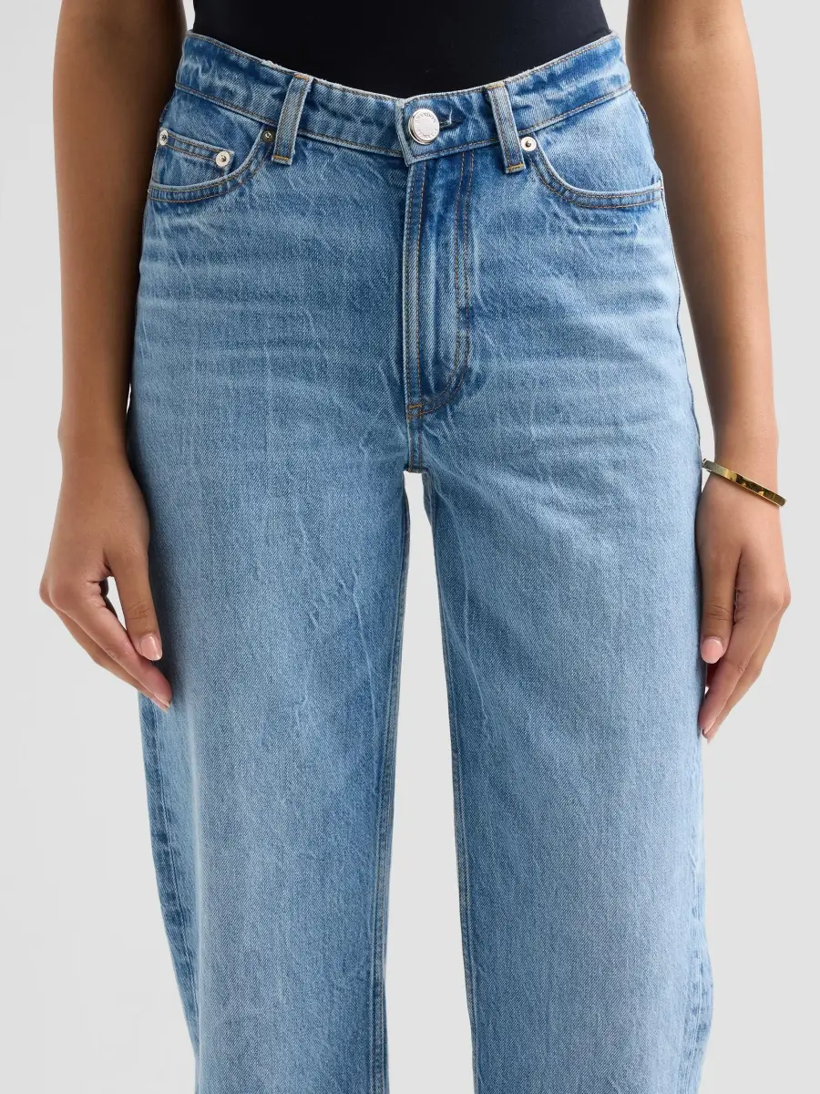 Brandon Maxwell Women's The Lowry Straight-Leg Jeans | Thumbnail 5