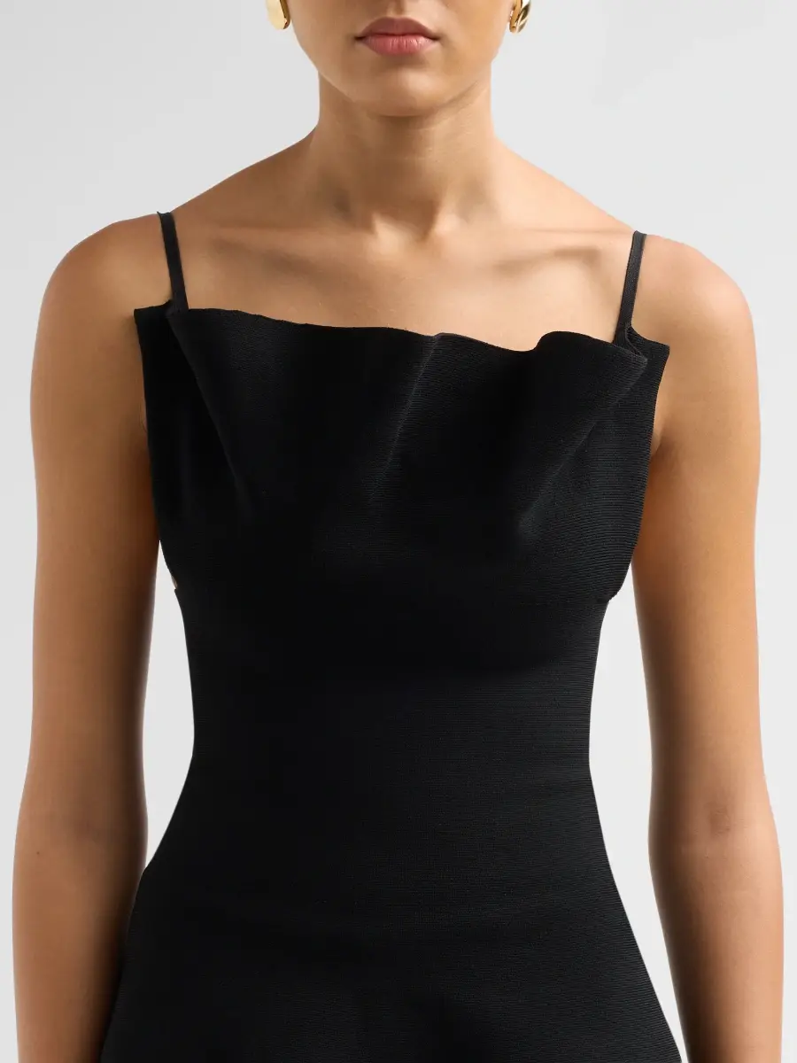 Brandon Maxwell Women's The Billie Sculpted Knit Top | Thumbnail 5