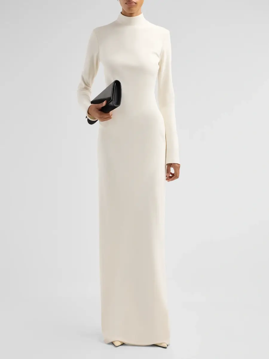 Brandon Maxwell Women's The Crosby Long-Sleeve Gown | Thumbnail 2 Brandon Maxwell Women's The Crosby Long-Sleeve Gown | Thumbnail 2