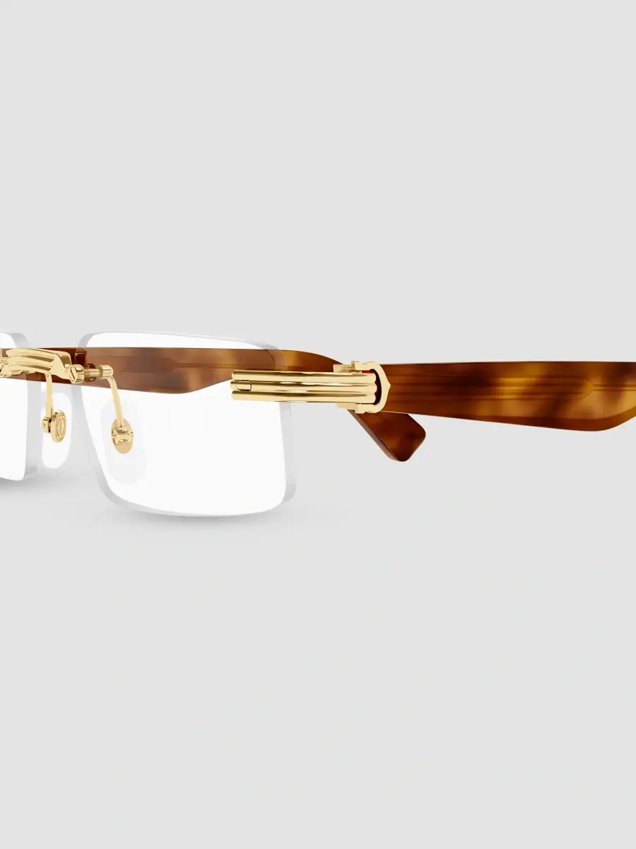 Cartier Men's Première De 55MM 24K-Gold-Plated Rimless Eyeglasses | Thumbnail 3