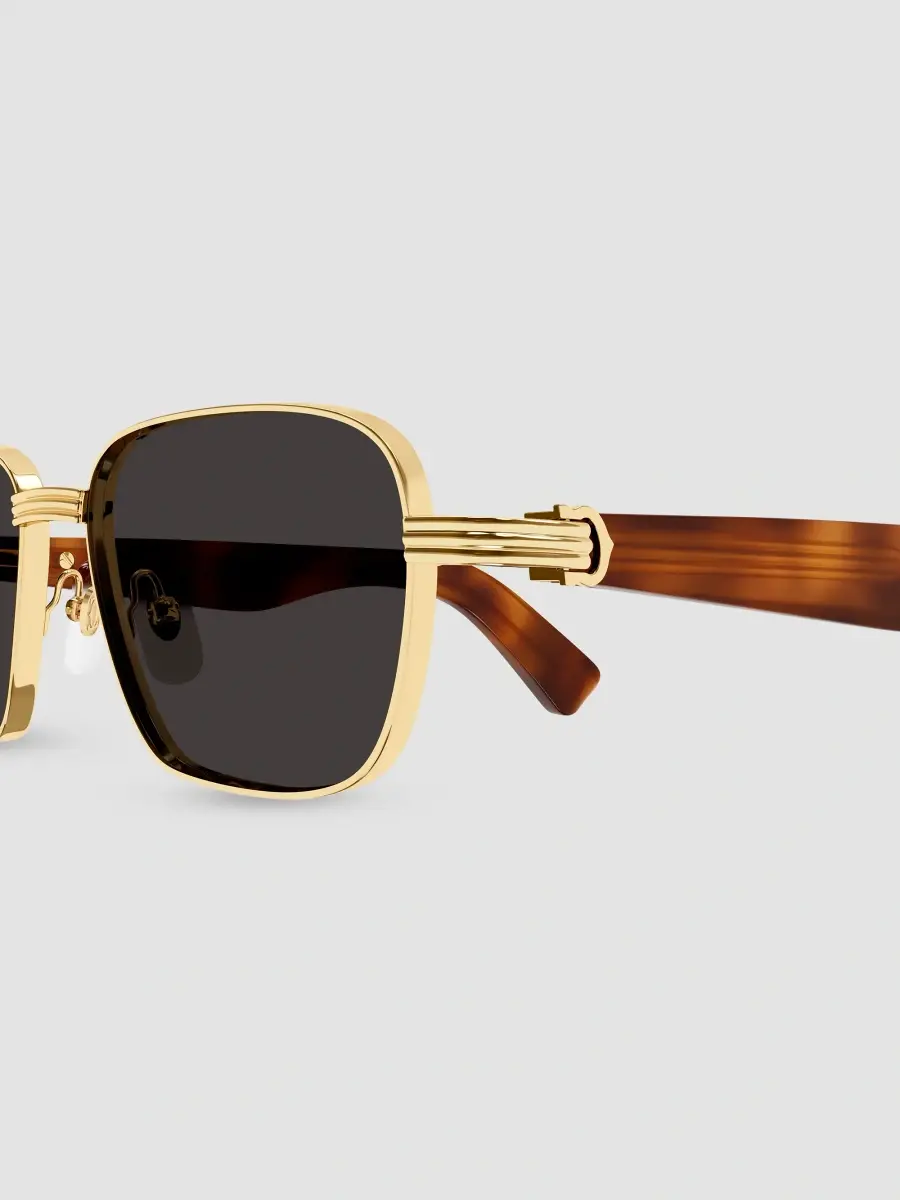 Cartier Men's Première de 53MM 24K Gold-Plated Square Sunglasses | Thumbnail 3 Cartier Men's Première de 53MM 24K Gold-Plated Square Sunglasses | Thumbnail 3