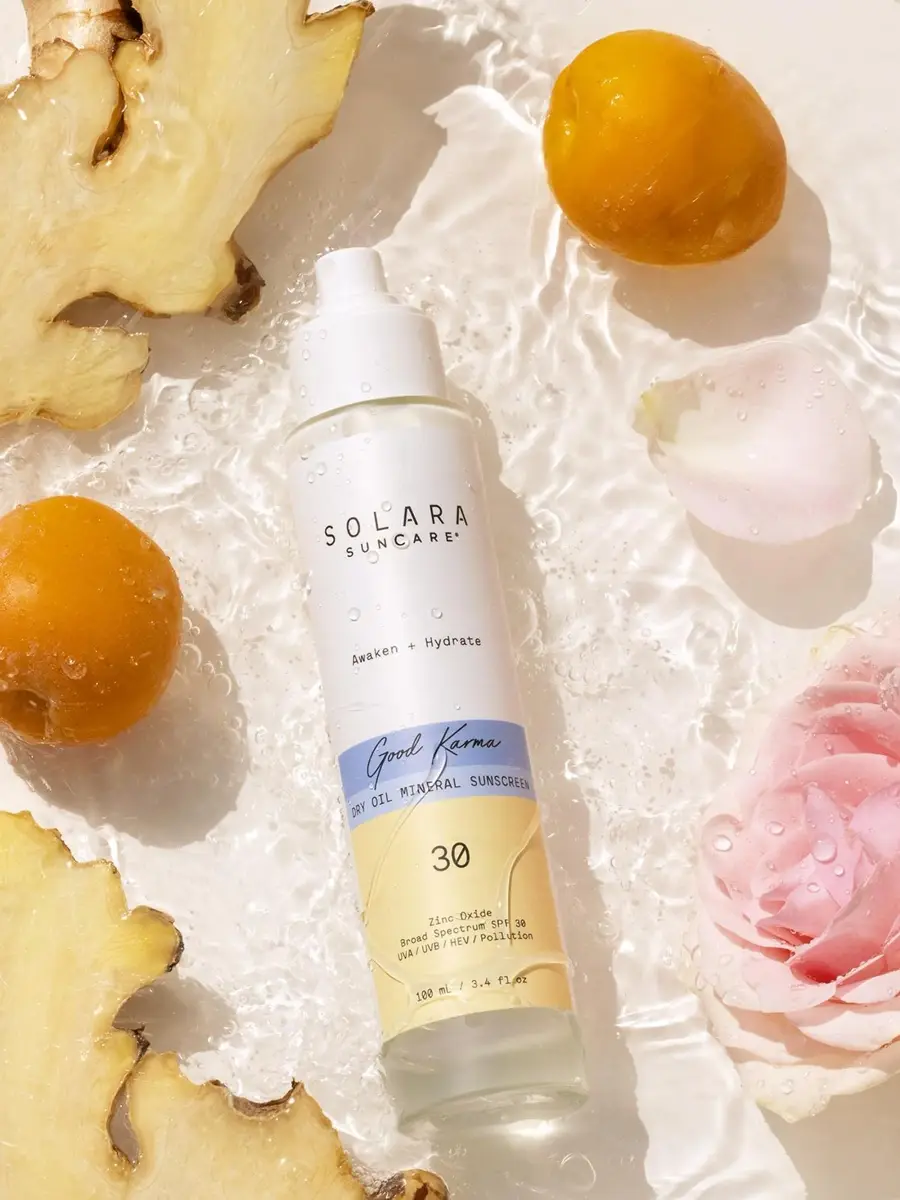 Solara Suncare Good Karma Dry Oil Mineral SPF 30 Mist | Thumbnail 4 Solara Suncare Good Karma Dry Oil Mineral SPF 30 Mist | Thumbnail 4