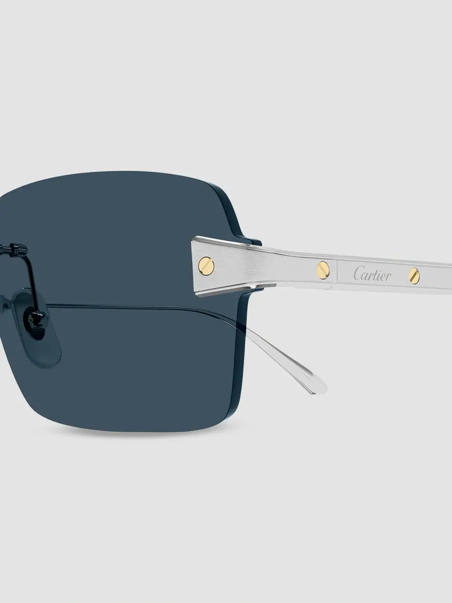 Cartier Men's Santos De 63MM Rimless Sunglasses | Thumbnail 3 Cartier Men's Santos De 63MM Rimless Sunglasses | Thumbnail 3