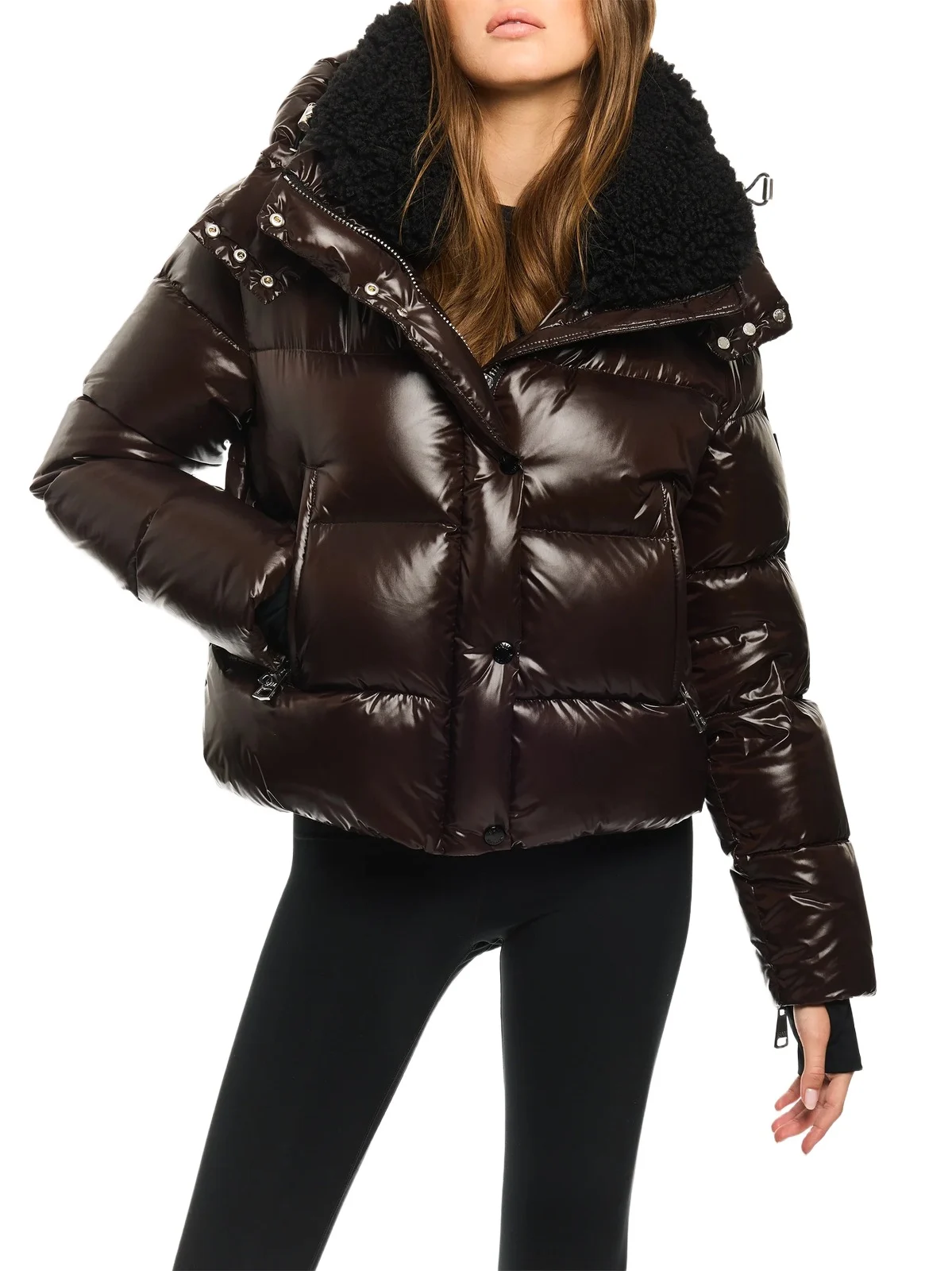 Sam. SAM. Women's Phoenix Sherpa-Collar Down Puffer Coat