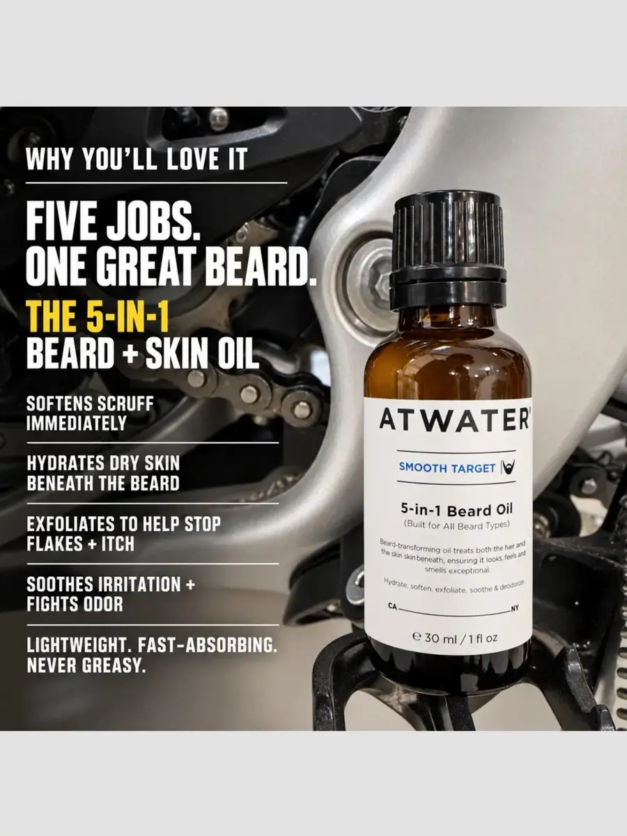 Atwater Smooth Target 5-in-1 Beard Oil | Thumbnail 2 Atwater Smooth Target 5-in-1 Beard Oil | Thumbnail 2