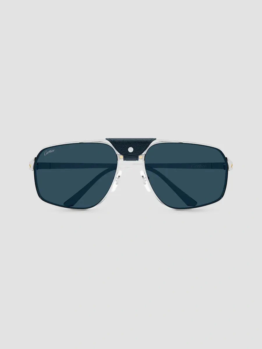 Cartier Men's Santos De 64MM Pilot Sunglasses | Thumbnail 2 Cartier Men's Santos De 64MM Pilot Sunglasses | Thumbnail 2