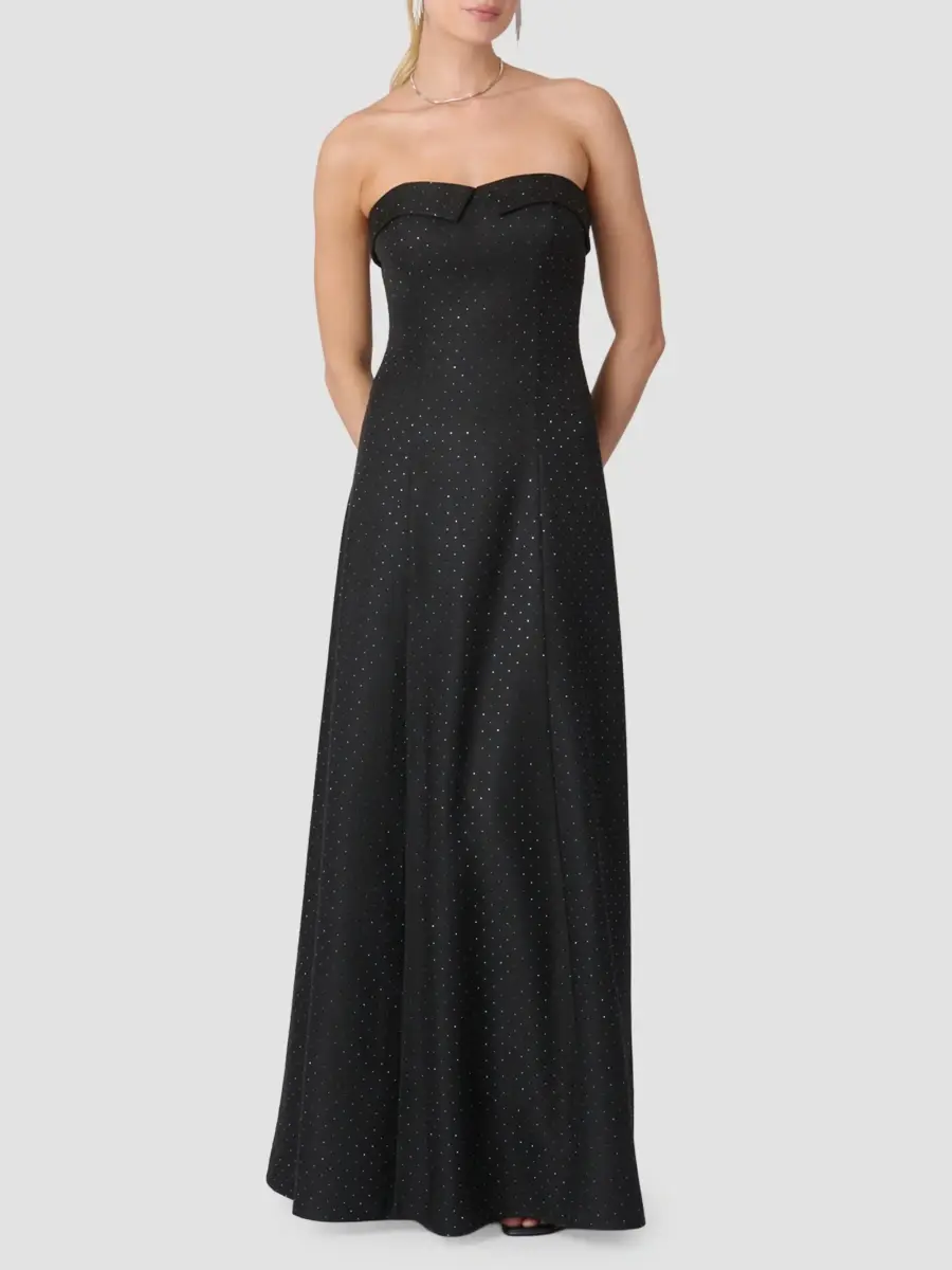 Shoshanna Women's Lindy Embellished Twill Strapless Gown | Thumbnail 2 Shoshanna Women's Lindy Embellished Twill Strapless Gown | Thumbnail 2