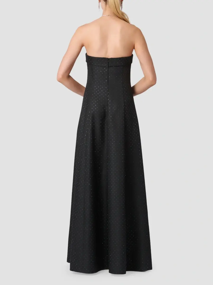 Shoshanna Women's Lindy Embellished Twill Strapless Gown | Thumbnail 3 Shoshanna Women's Lindy Embellished Twill Strapless Gown | Thumbnail 3