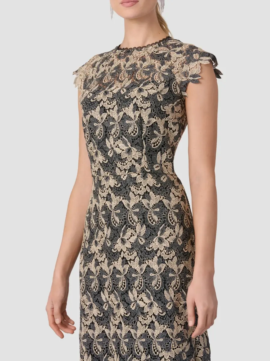 Shoshanna Women's Raven Floral Lace Mermaid Gown | Thumbnail 4 Shoshanna Women's Raven Floral Lace Mermaid Gown | Thumbnail 4