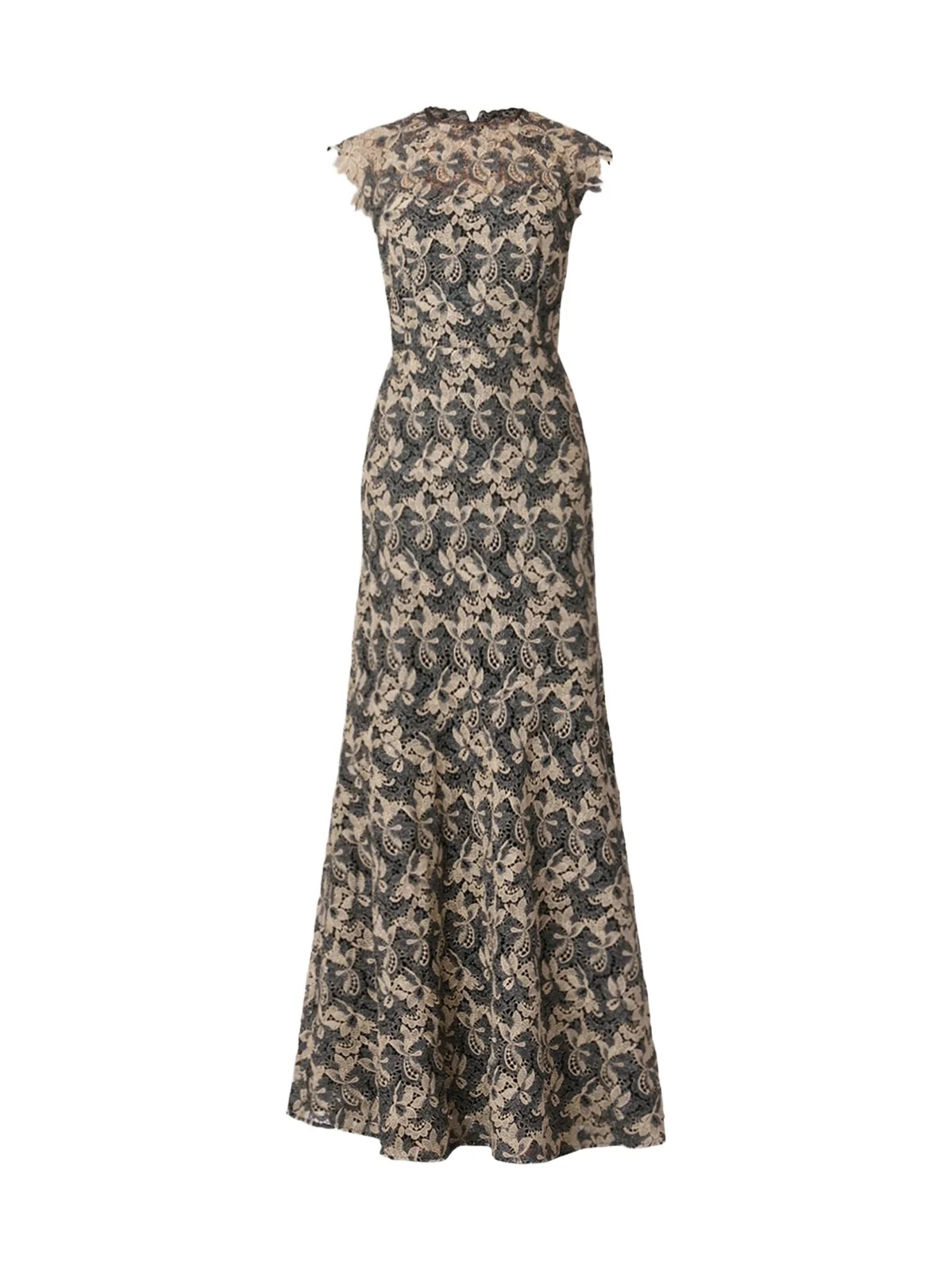 Women's Raven Floral Lace Mermaid Gown Women's Raven Floral Lace Mermaid Gown