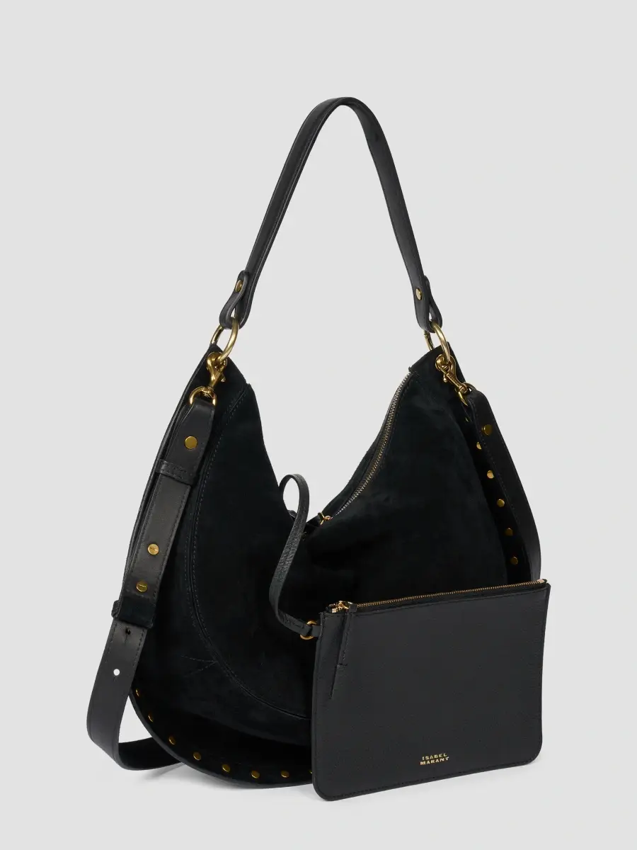 Isabel Marant Women's Oskan Suede & Leather Hobo Bag | Thumbnail 6