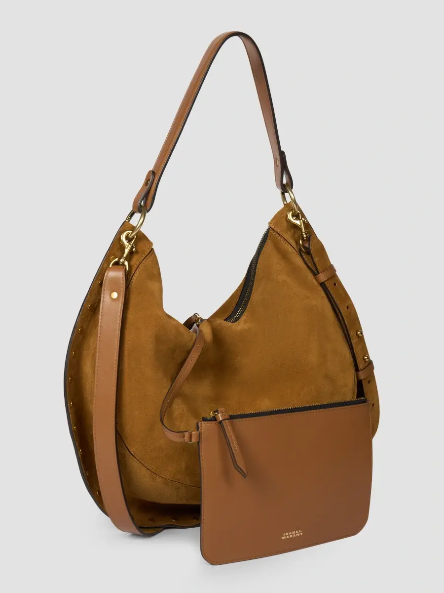 Isabel Marant Women's Oskan Suede & Leather Hobo Bag | Thumbnail 3