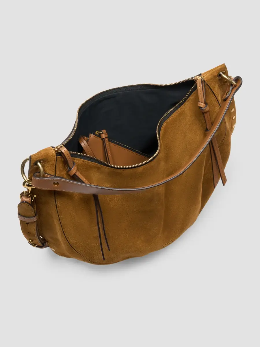 Isabel Marant Women's Oskan Suede & Leather Hobo Bag | Thumbnail 5