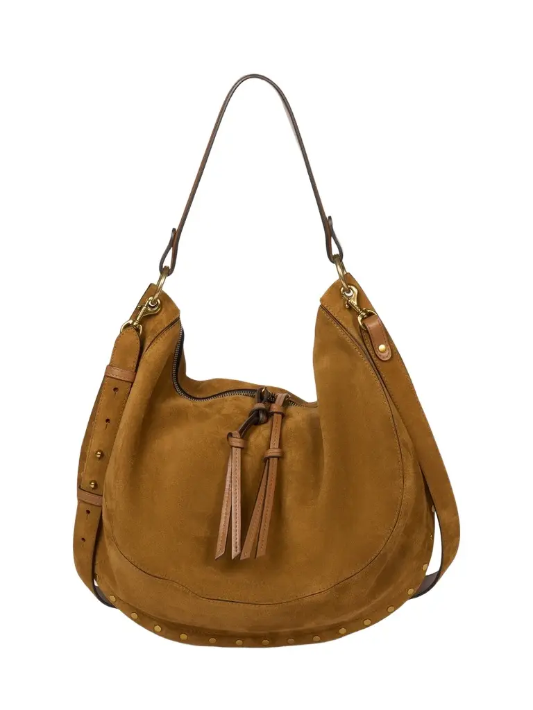 Isabel Marant Women's Oskan Suede & Leather Hobo Bag
