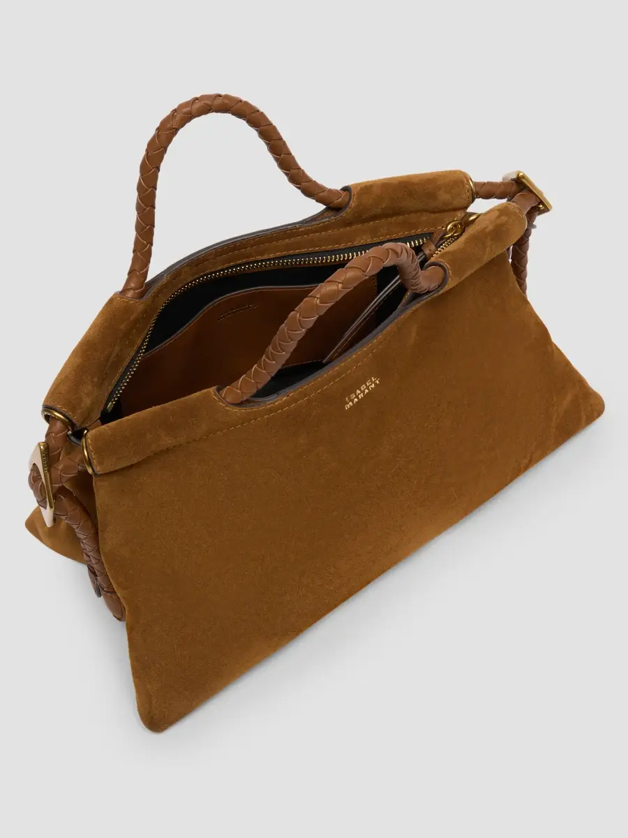 Isabel Marant Women's Pipa Medium Suede Top Handle Bag | Thumbnail 4