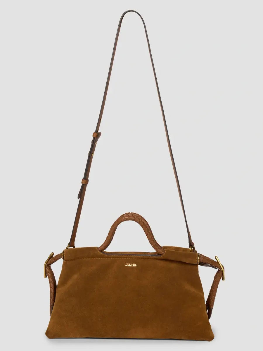 Isabel Marant Women's Pipa Medium Suede Top Handle Bag | Thumbnail 5