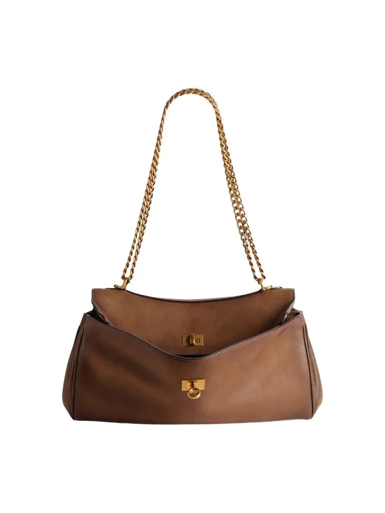Balenciaga Women's Rodeo East-West Chain Shoulder Bag