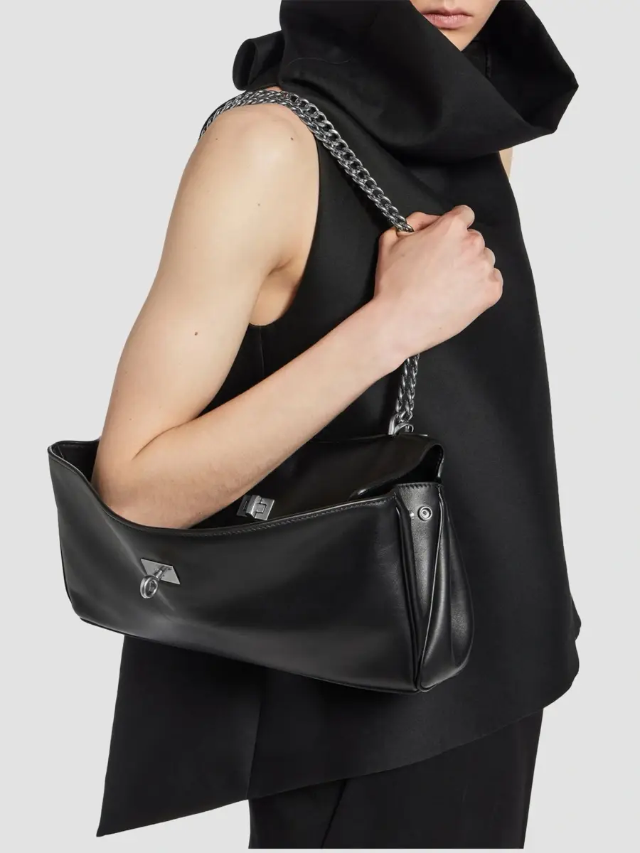 Balenciaga Women's Rodeo East-West Chain Shoulder Bag | Thumbnail 4 Balenciaga Women's Rodeo East-West Chain Shoulder Bag | Thumbnail 4