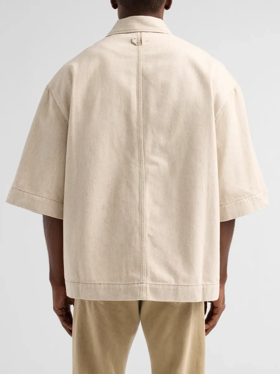 Jacquemus Men's The Paysan Denim Boxy Shirt | Thumbnail 3 Jacquemus Men's The Paysan Denim Boxy Shirt | Thumbnail 3