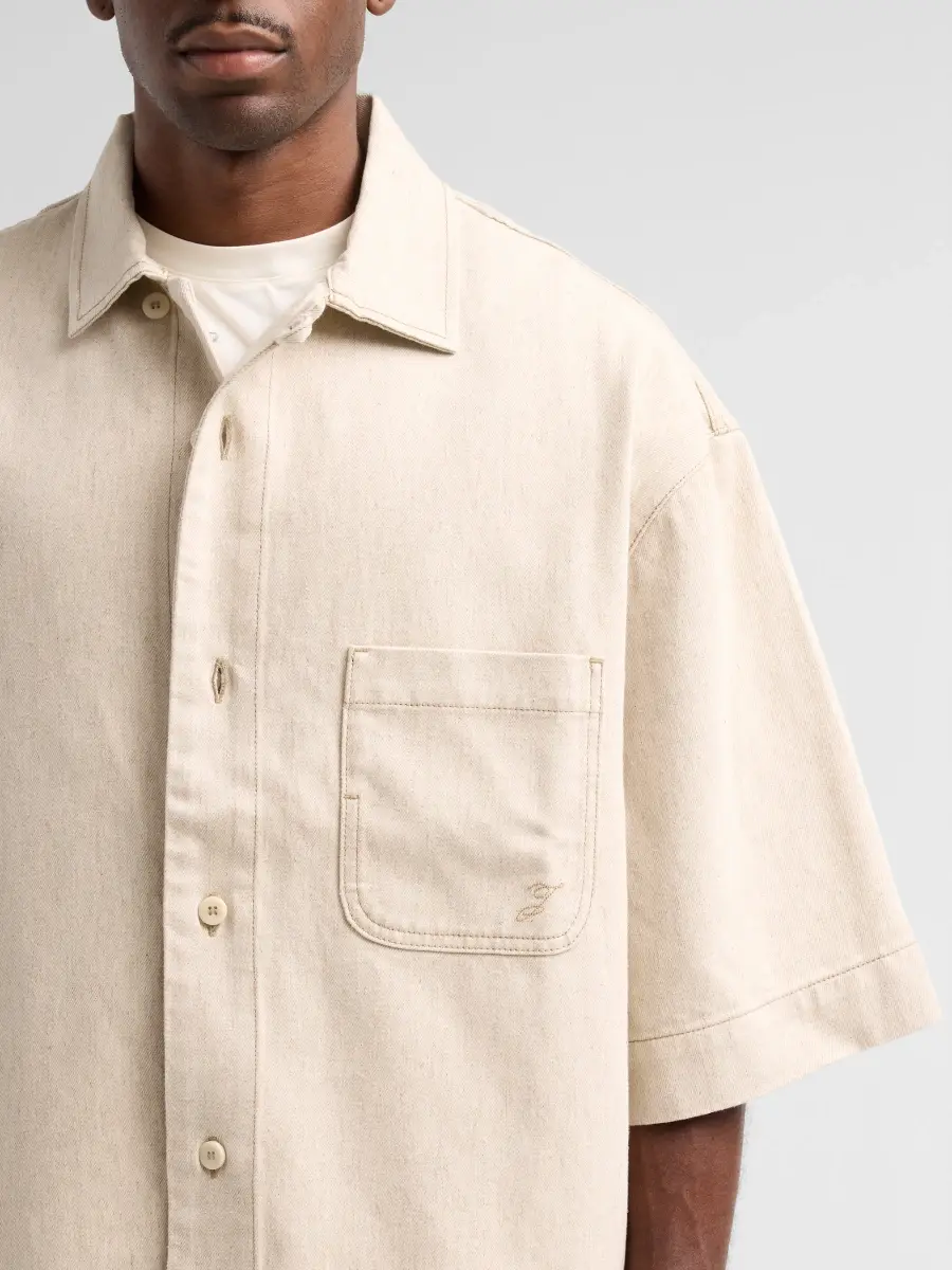Jacquemus Men's The Paysan Denim Boxy Shirt | Thumbnail 5 Jacquemus Men's The Paysan Denim Boxy Shirt | Thumbnail 5