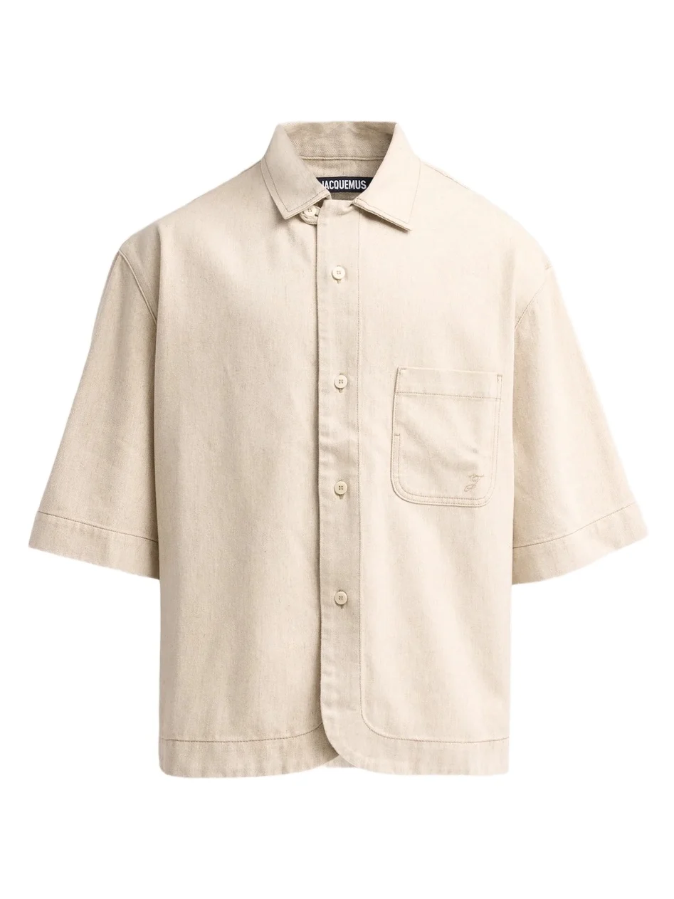 Jacquemus Men's The Paysan Denim Boxy Shirt