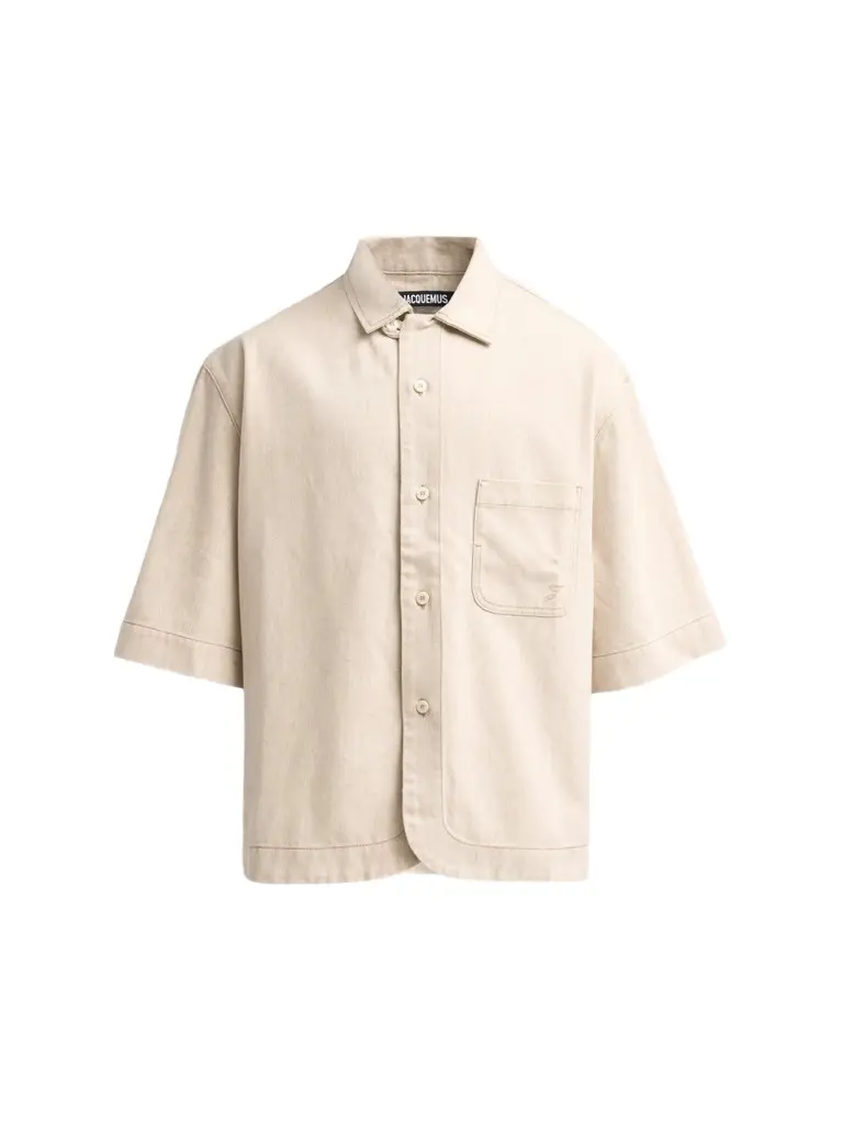 Jacquemus Men's The Paysan Denim Boxy Shirt