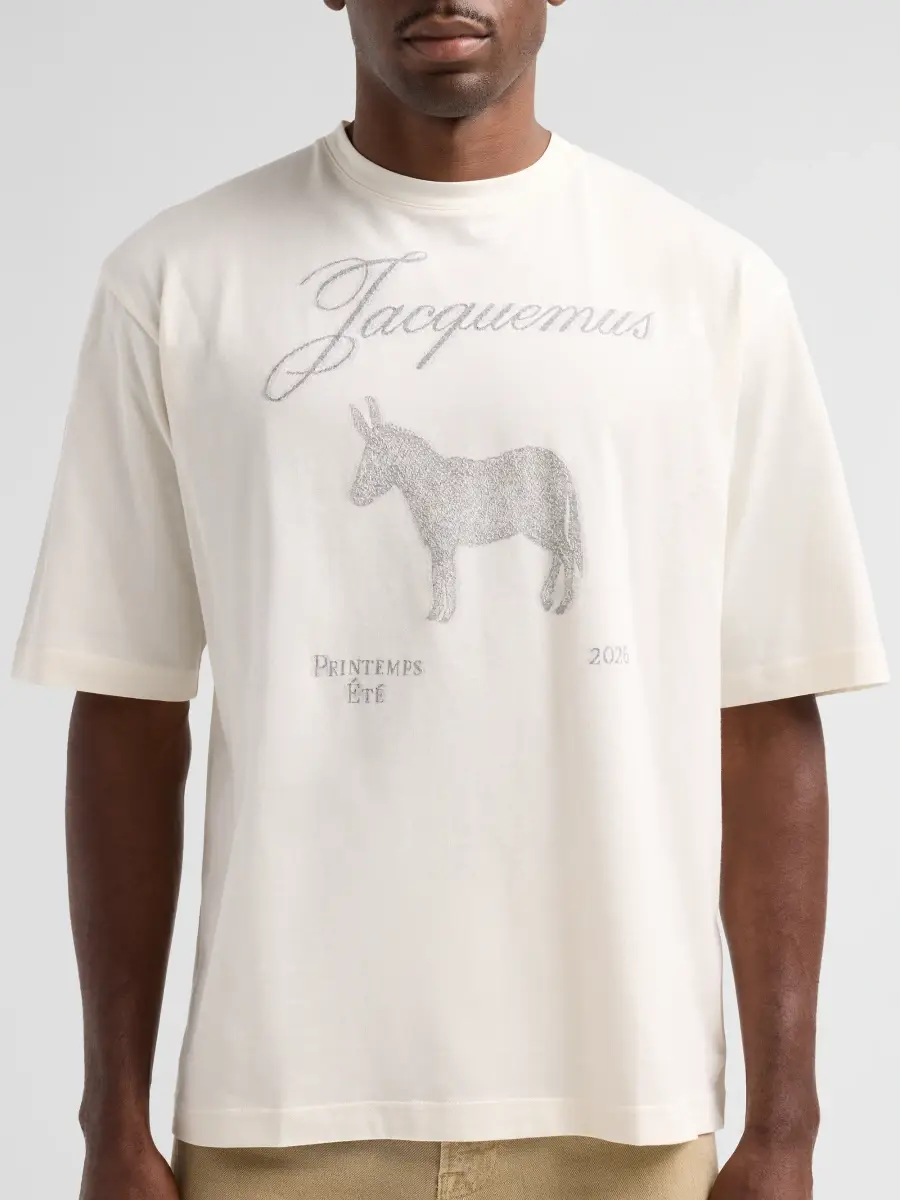 Jacquemus Men's Le Âne Graphic Cotton T-Shirt | Thumbnail 5 Jacquemus Men's Le Âne Graphic Cotton T-Shirt | Thumbnail 5