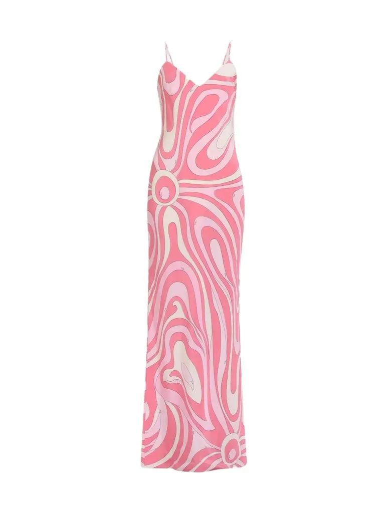 Women's Silk Crepe De Chine Maxi Slipdress