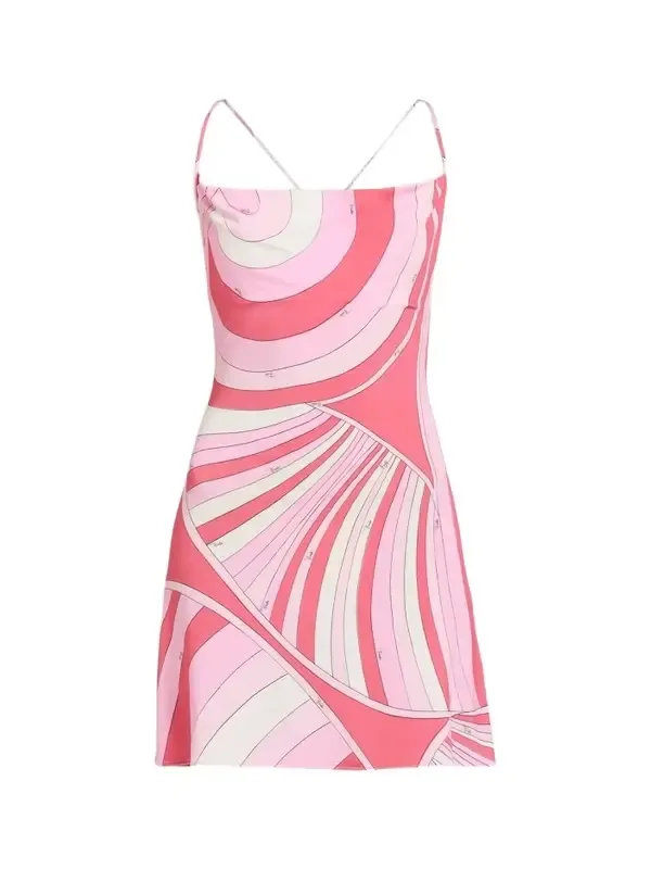 PUCCI Women's Printed Jersey Satin Mini Dress