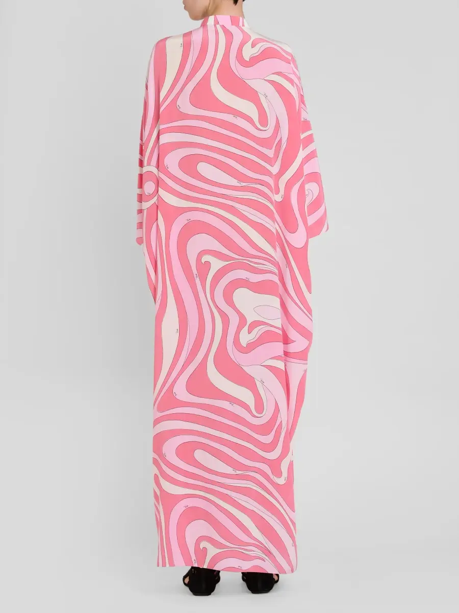 PUCCI Women's Silk Crepe De Chine Caftan | Thumbnail 3 PUCCI Women's Silk Crepe De Chine Caftan | Thumbnail 3