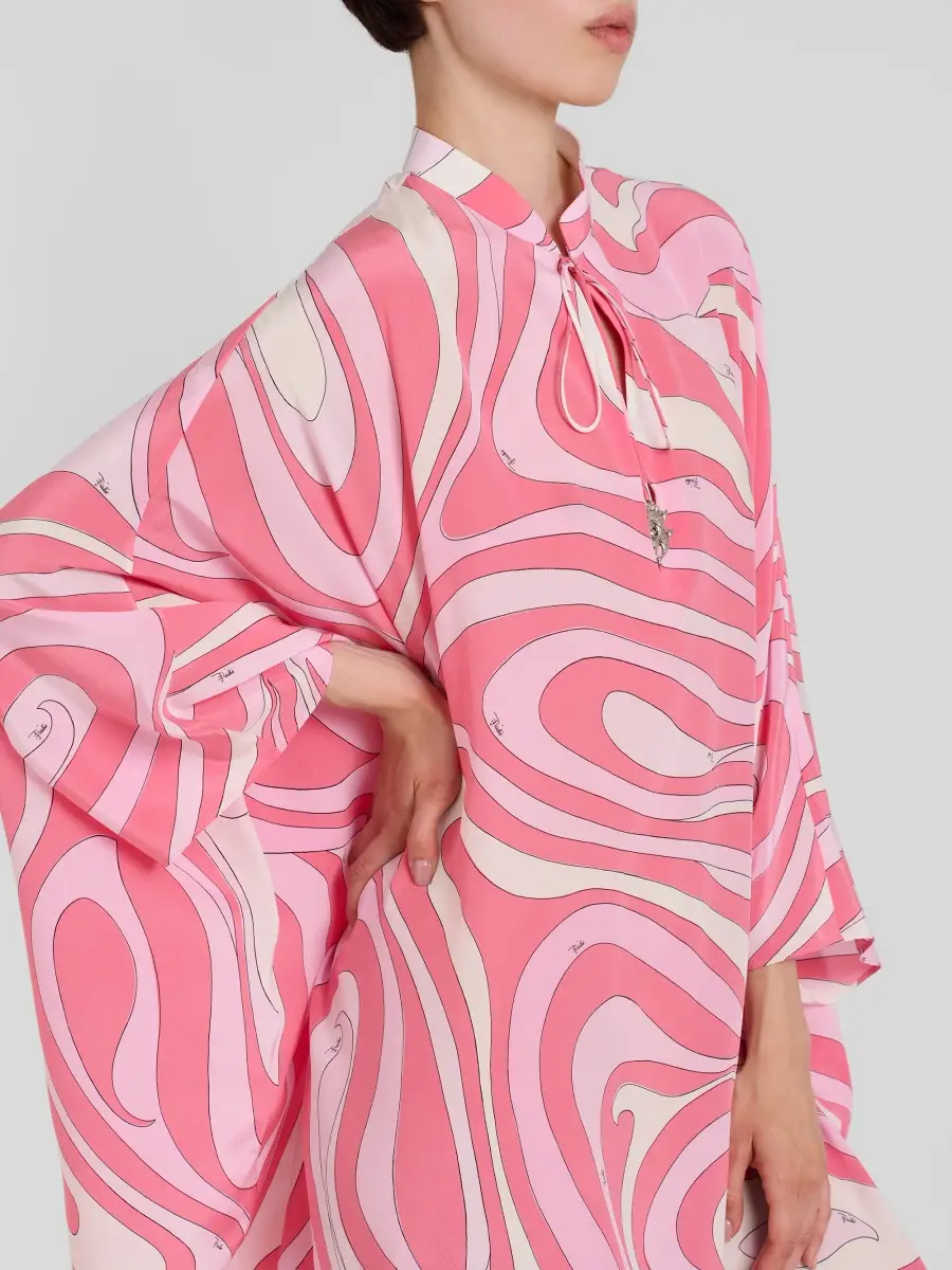 PUCCI Women's Silk Crepe De Chine Caftan | Thumbnail 5 PUCCI Women's Silk Crepe De Chine Caftan | Thumbnail 5