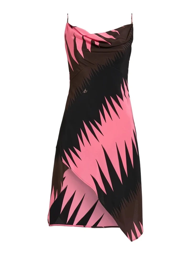 PUCCI Women's Silk Cowlneck Mini Dress