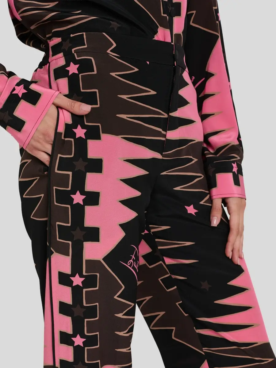 PUCCI Women's Silk Crepe De Chine Pants | Thumbnail 5 PUCCI Women's Silk Crepe De Chine Pants | Thumbnail 5