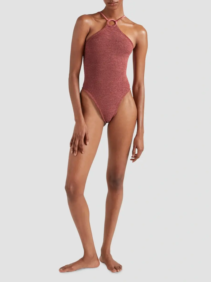 Hunza G Women's Jasmine O-Ring One-Piece Swimsuit | Thumbnail 2