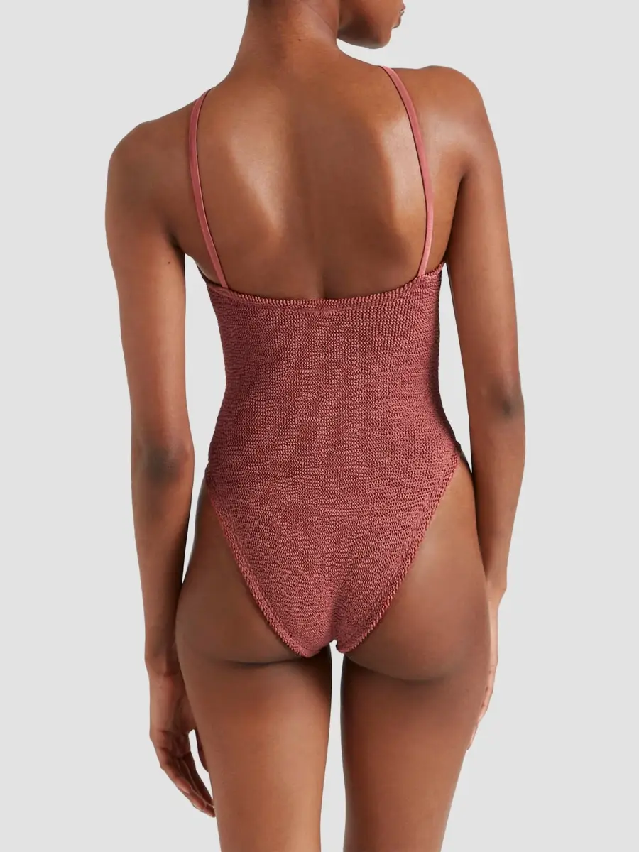 Hunza G Women's Jasmine O-Ring One-Piece Swimsuit | Thumbnail 4