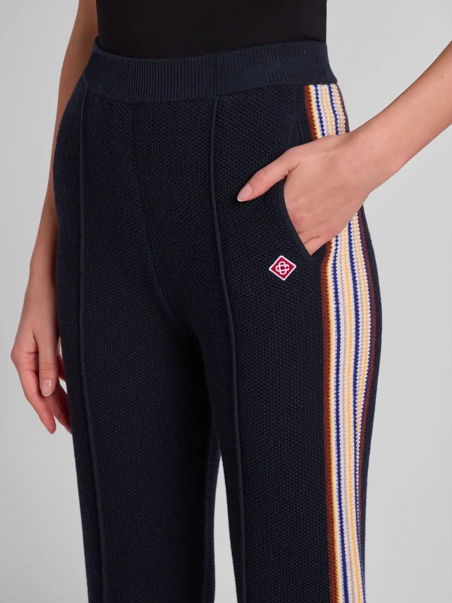 Casablanca Women's Café Striped Cotton & Wool-Blend Trousers - Multi | Thumbnail 5 Casablanca Women's Café Striped Cotton & Wool-Blend Trousers - Multi | Thumbnail 5