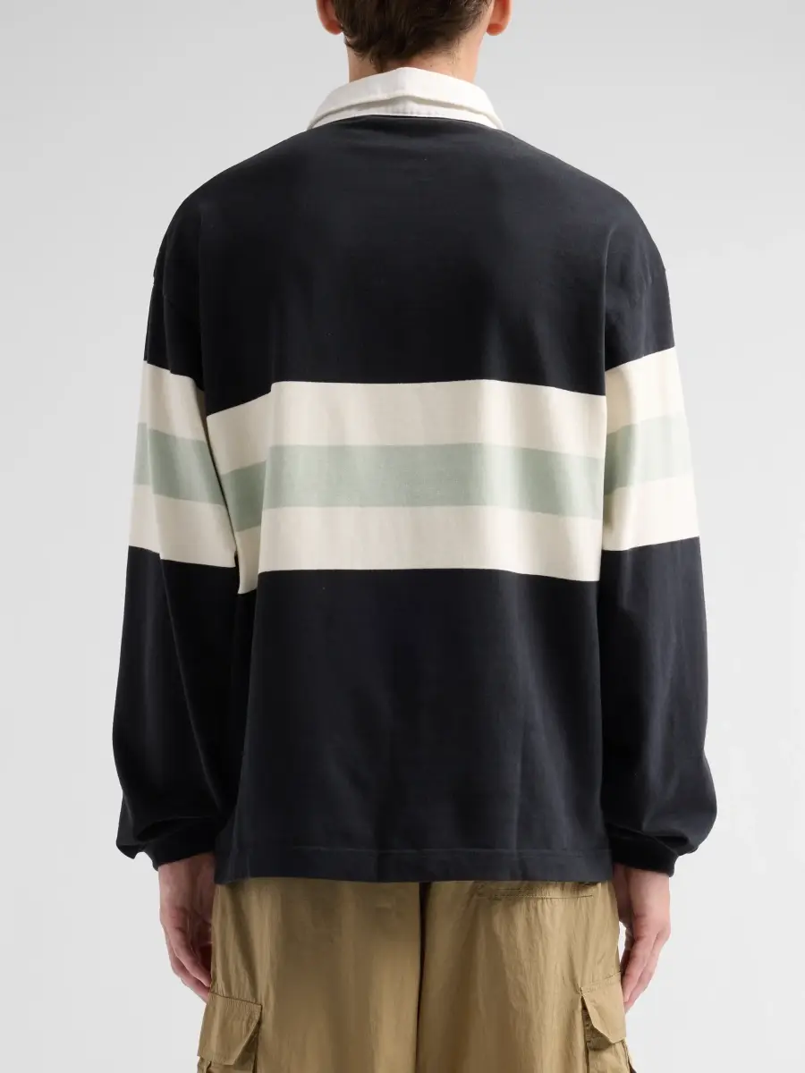 Palm Angels Men's Oversized Cotton Rugby Shirt | Thumbnail 3 Palm Angels Men's Oversized Cotton Rugby Shirt | Thumbnail 3