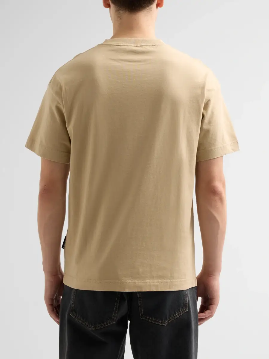 Palm Angels Men's Neck Logo Cotton T-Shirt | Thumbnail 3