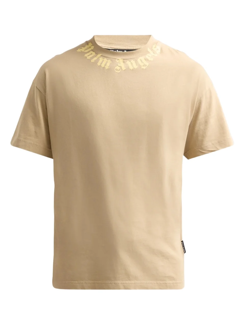 Palm Angels Men's Neck Logo Cotton T-Shirt