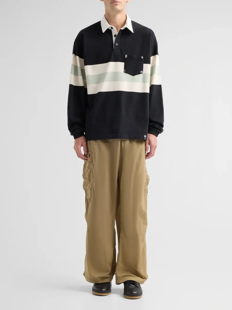 Palm Angels Men's Palm Type Loose Cargo Pants | Thumbnail 2