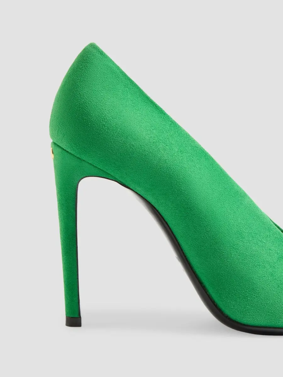 Valentino Open Toe 105MM Revele Suede Pumps | Thumbnail 6