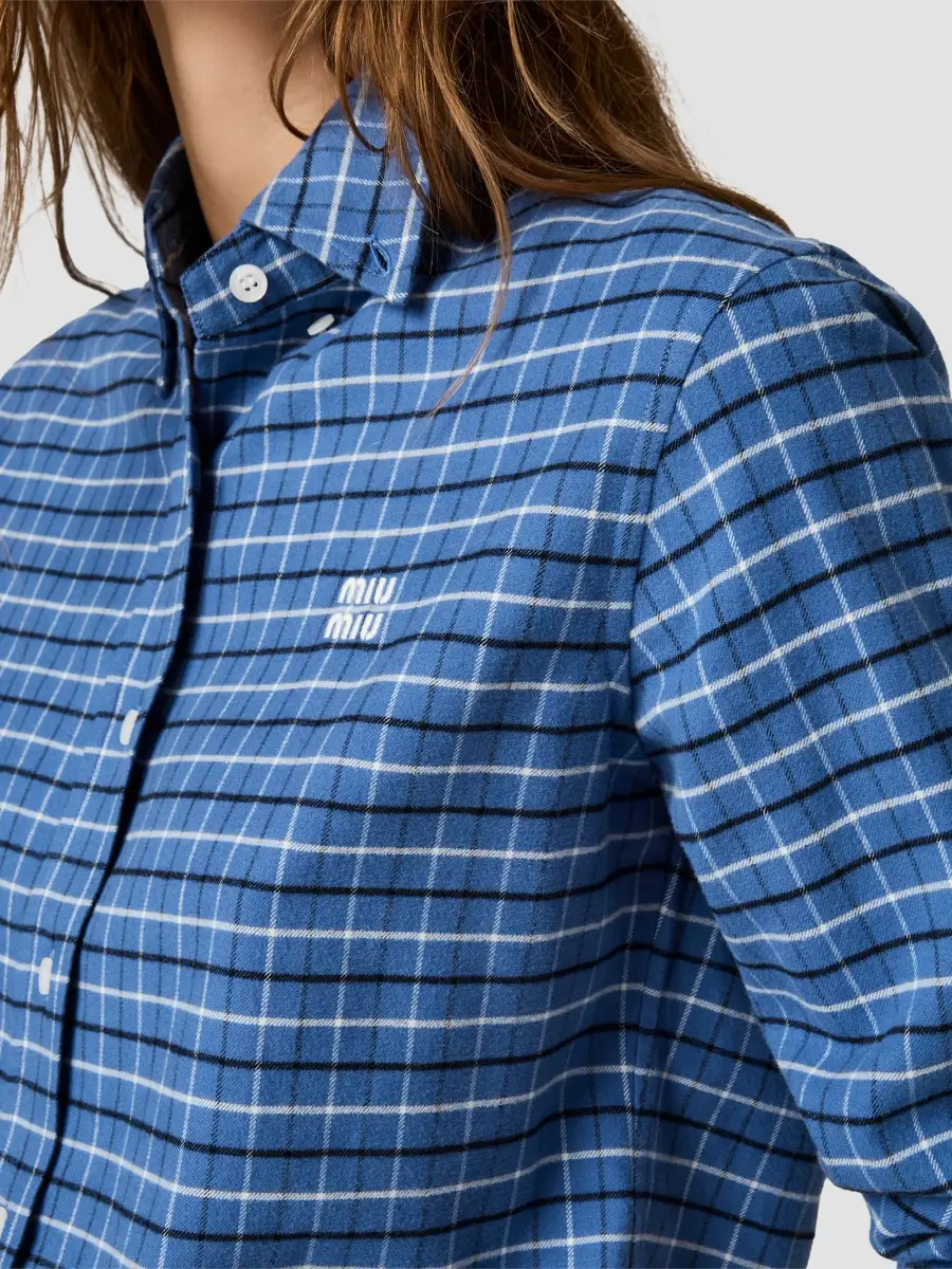 Miu Miu Women's Flannel Shirt | Thumbnail 6