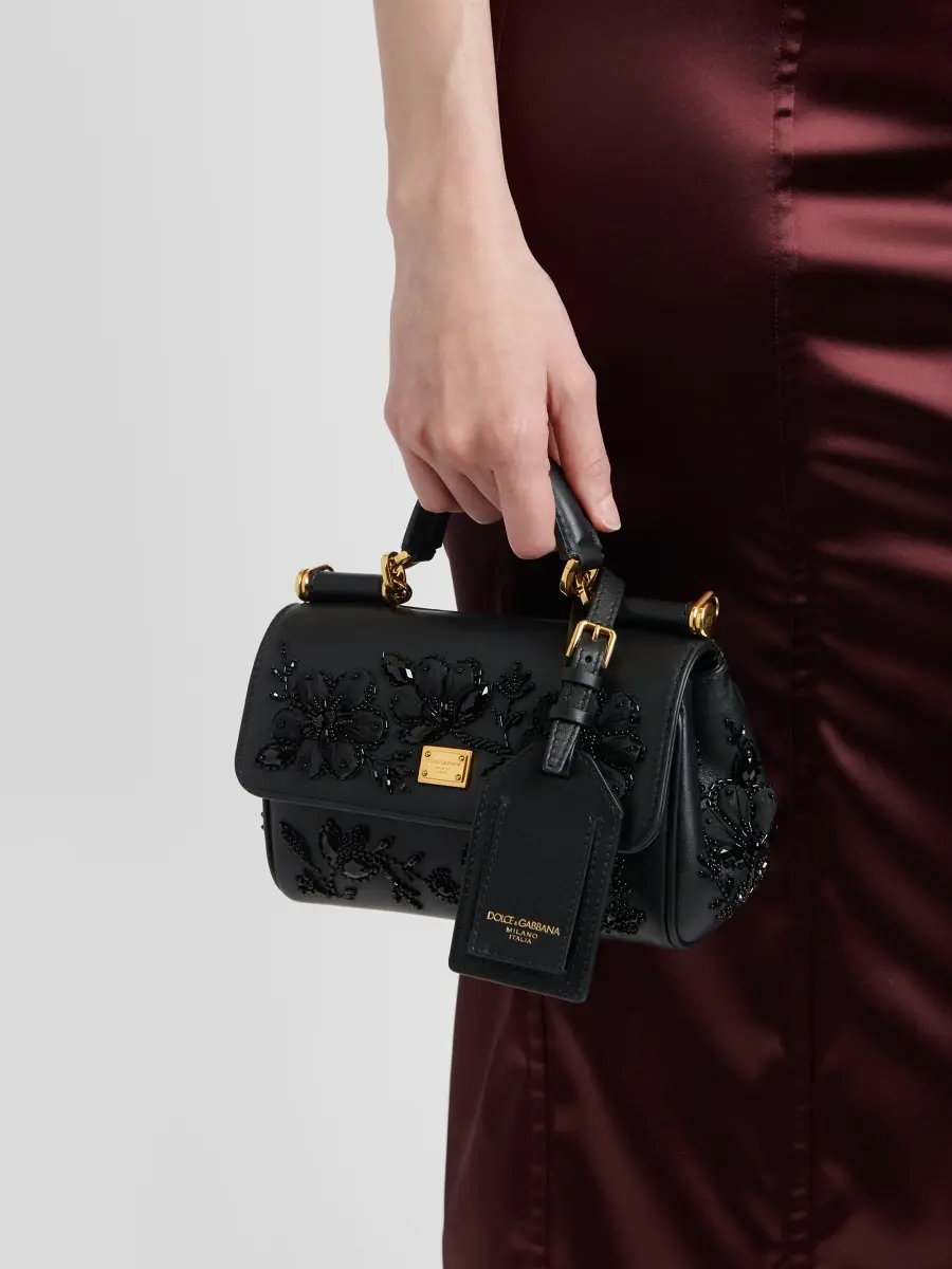 Dolce & Gabbana Women's My Sicily Floral Embroidered Top Handle Bag | Thumbnail 2