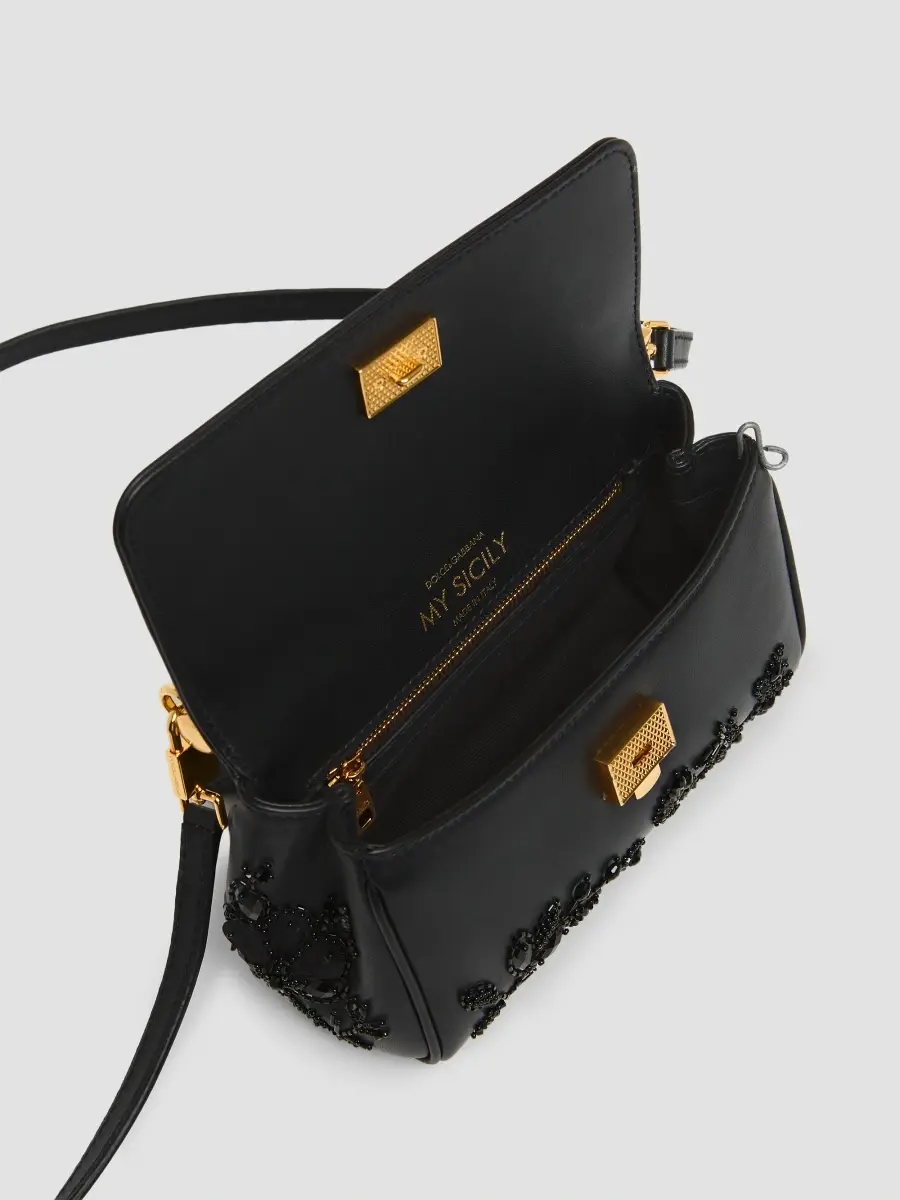 Dolce & Gabbana Women's My Sicily Floral Embroidered Top Handle Bag | Thumbnail 4