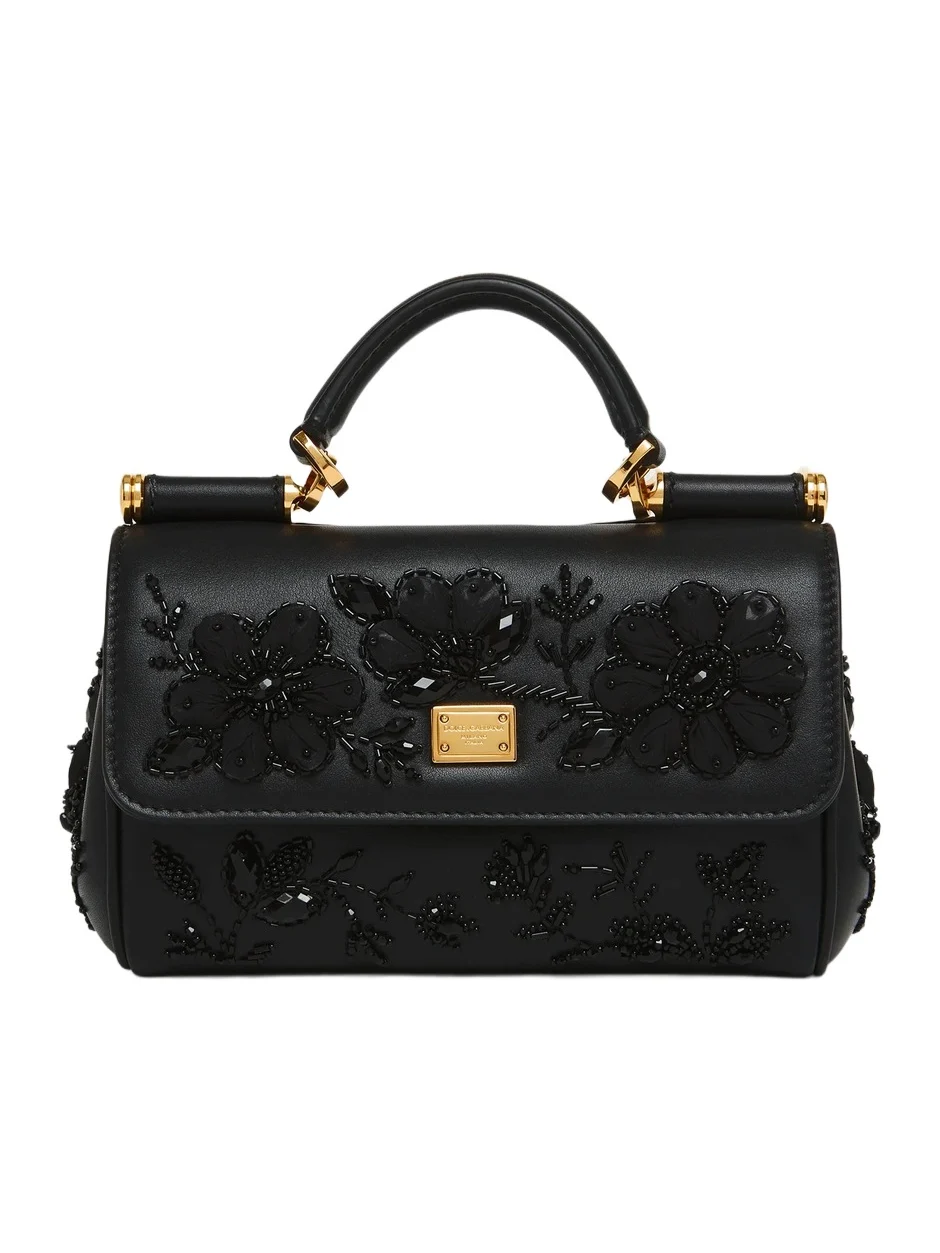 Women's My Sicily Floral Embroidered Top Handle Bag Women's My Sicily Floral Embroidered Top Handle Bag