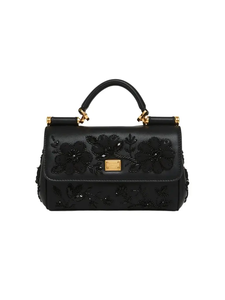 Women's My Sicily Floral Embroidered Top Handle Bag Women's My Sicily Floral Embroidered Top Handle Bag