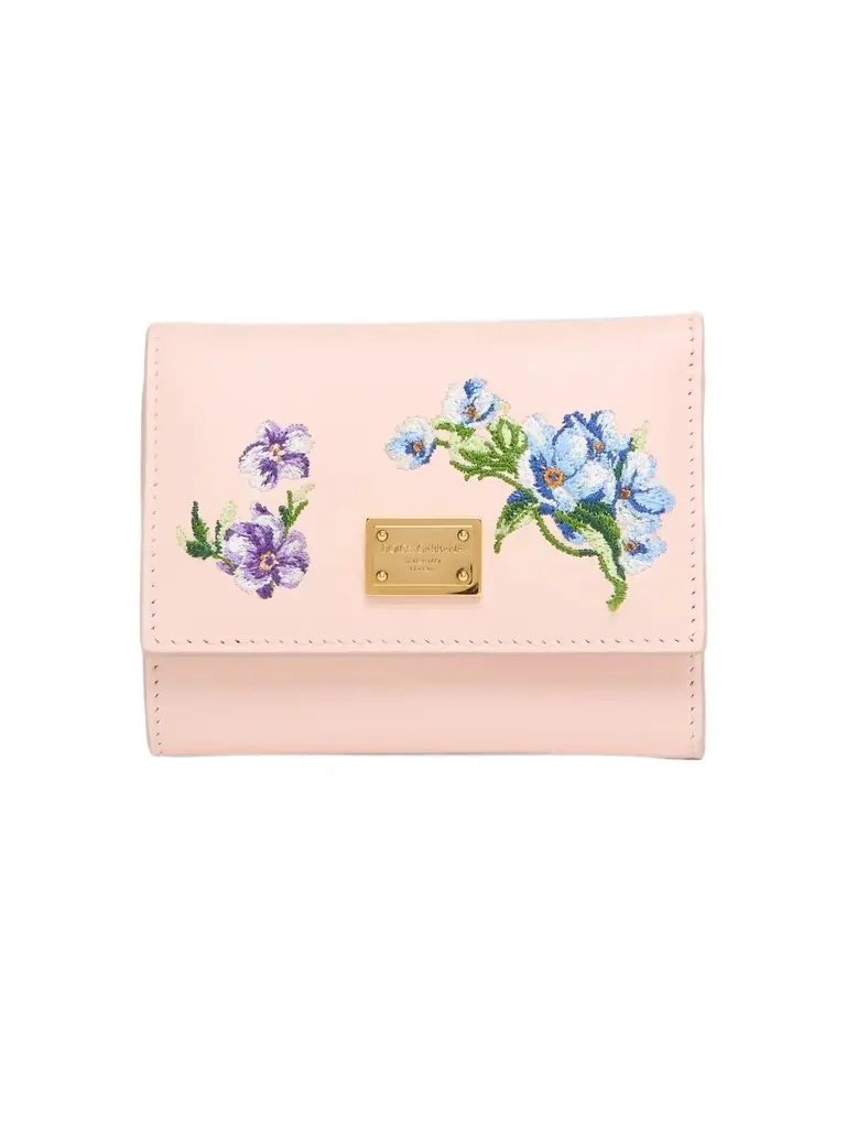 Women's Floral Leather Bifold Wallet