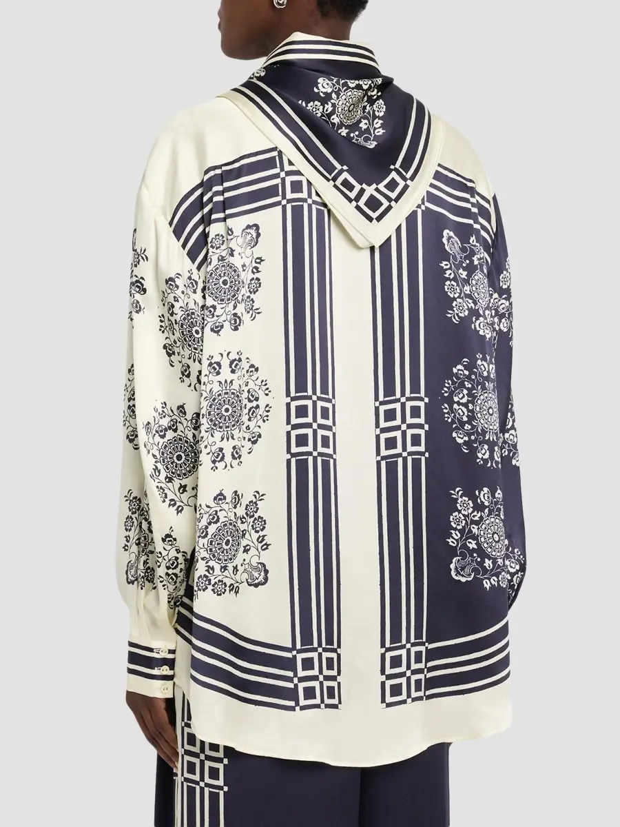 ALÉMAIS Women's Banderra Silk Scarf Shirt | Thumbnail 3 ALÉMAIS Women's Banderra Silk Scarf Shirt | Thumbnail 3